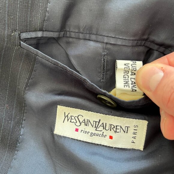 Yves Saint Laurent Rive Gauche Men's Blazer – Made in Italy - Picture 11 of 16